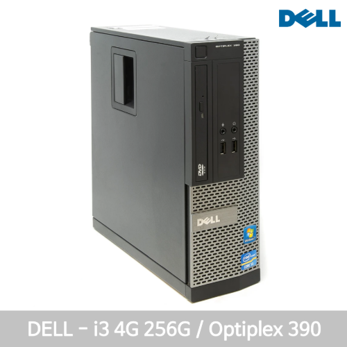 [커스텀리퍼] 델 OPTIPLEX 390/인텔 i3-2120/4G/로켓스피드 SSD 256G/멀티/지포스210/WIN10/즉시사용OK