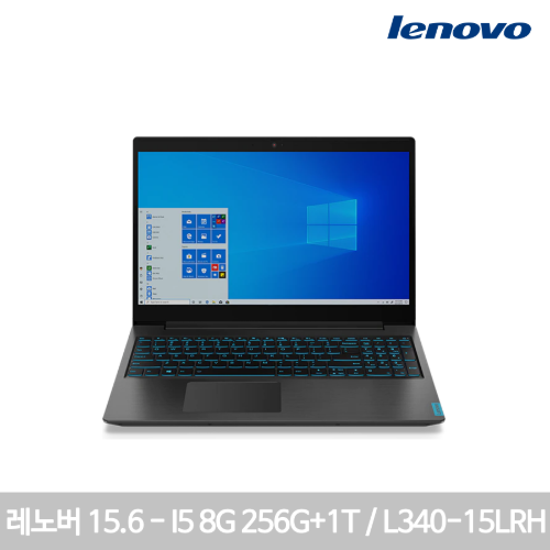 [커스텀리퍼/로켓스피드 SSD 듀얼스토리지] 레노버  IDEAPAD L340-15LRH/인텔9세대 I5-9300H/8G/SSD 256G+HDD 1T/15.6인치 FHD LED/지포스 GTX1650/WIN10/즉시사용OK
