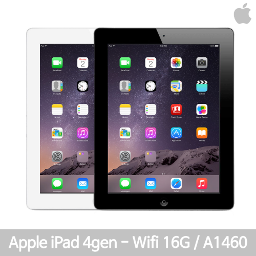 [IT리퍼비시/스크래치]  최강 Sale[기업회수급특가]애플 아이패드4세대[A1460/16G]  WIFI /Apple A6X/ 최대 해상도 2048x1536/9.9인치/컬러랜덤/즉시사용OK